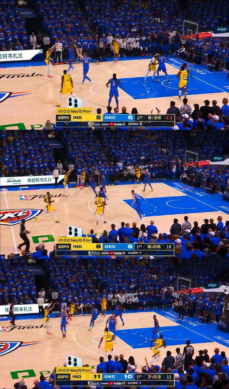 步行者3人20+力克雷霆止3连败 内姆哈德27+7+11